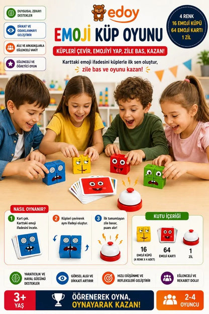 Rubik Emoji Oyun Seti